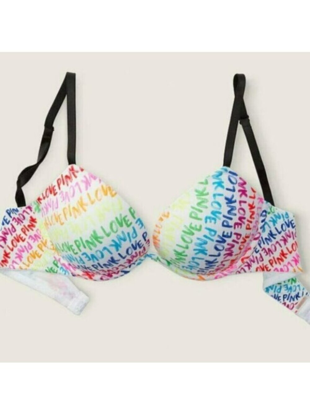 VICTORIA'S SECRET Wear Everywhere Super Push-Up Bra, Size 38B, gently used, worn